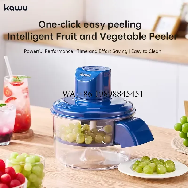 WMWMNU for Kawu Smart Fruit and Vegetable Peeler High Efficiency Low Fruit Loss Home Peeling Device Easy to Clean