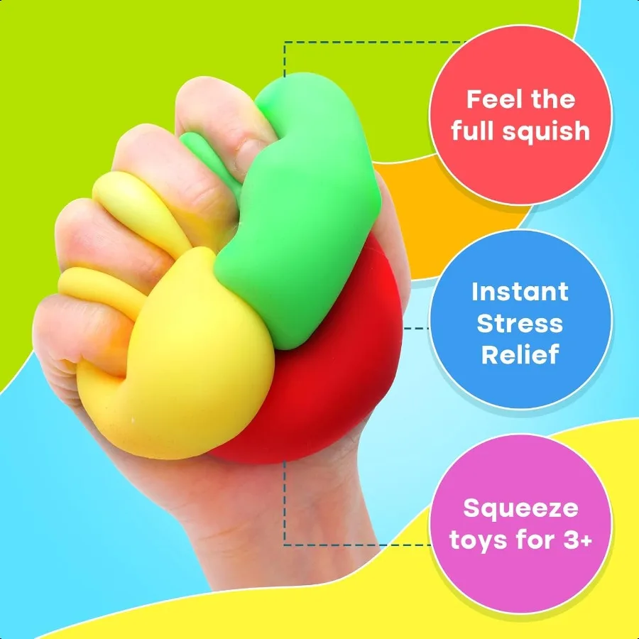Confezione da 24 mini cubi a vita lenta: giocattoli elasticizzati per alleviare l'ansia, giocattoli squishy per pasta, sfusi per la scatola dei premi in classe