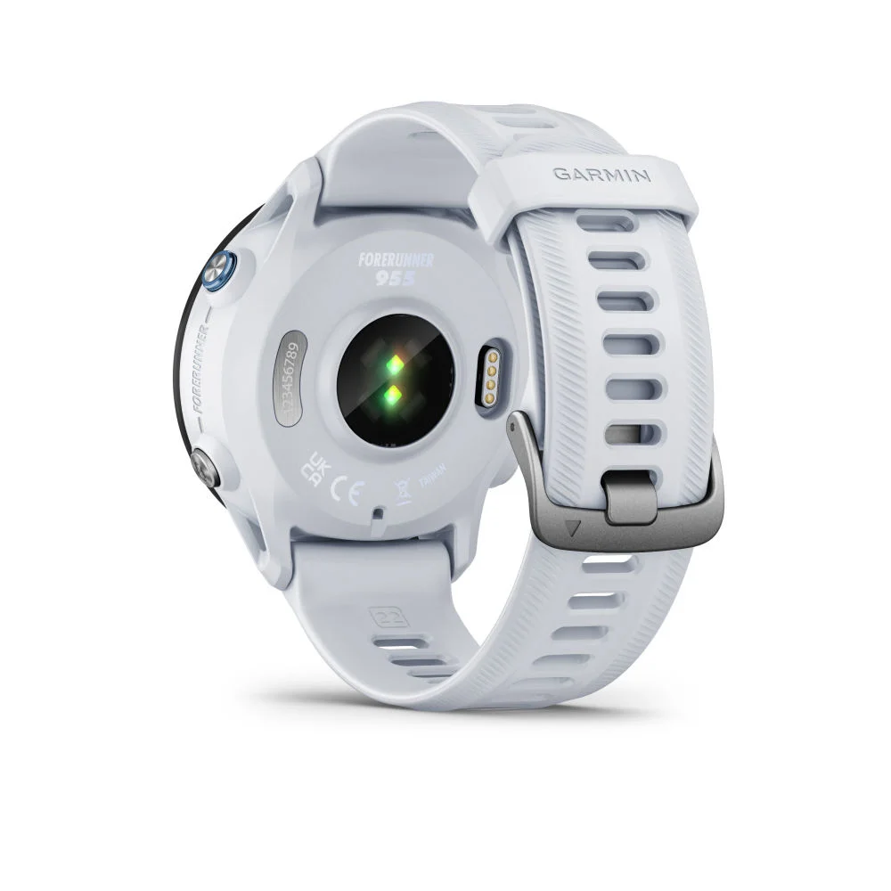 ساعة يد رياضية أصلية من Garmin غير بالطاقة الشمسية طراز Forerunner 955 ساعة رياضية خارجية ذكية مزودة بسوار قرص ساعة للرجال والنساء