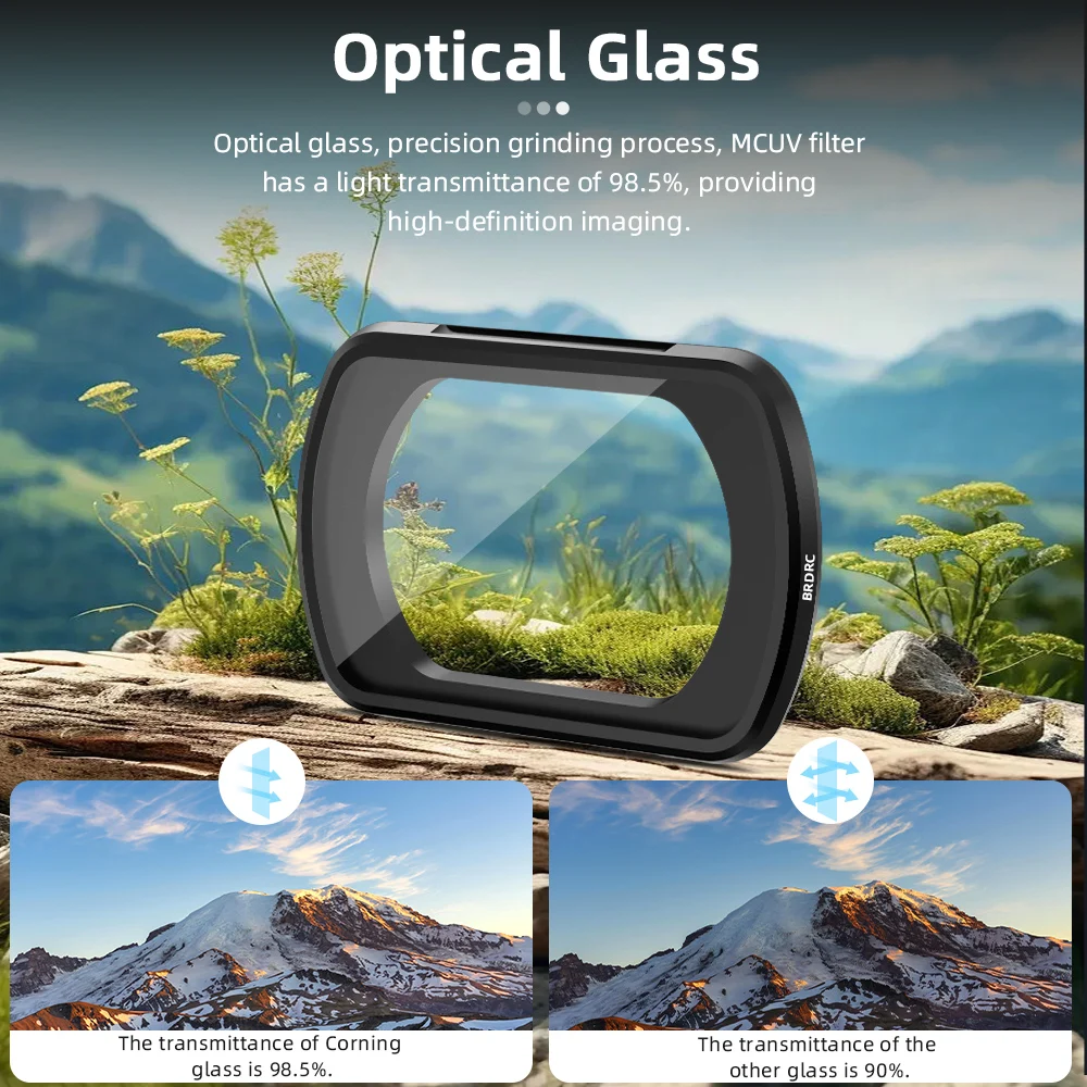 فلتر رذاذ أسود 1/4 لجيب DJI Osmo 3، ألوان جلدية ناعمة، فلتر عدسة بتصميم مغناطيسي، ملحقات كاميرا Gimbal المحمولة