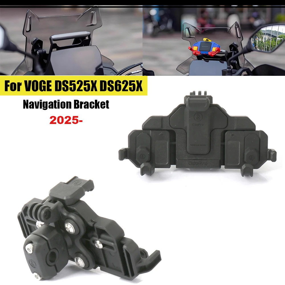 

For VOGE DS525X DS525 DS625X 625DSX 625DS NEW Motorcycle Accessories GPS Navigation Bracket Mobile Phone Holder Stand 22mm 2025-