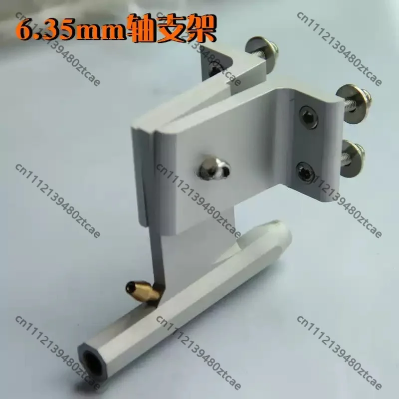 Large‑Size T‑Shape Shaft Bracket for RC Model Boat, 6.35mm Shaft‑Hole, Oil‑Inlet for Lubrication, Spare‑Part for Gas‑Powered