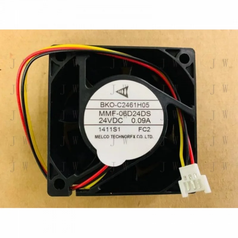 DDZ لميتسوبيشي MMF-06D24DS-FC2 BKO-C2461H05 مروحة تبريد عاكسة 24 فولت 0.09A 60*60*25