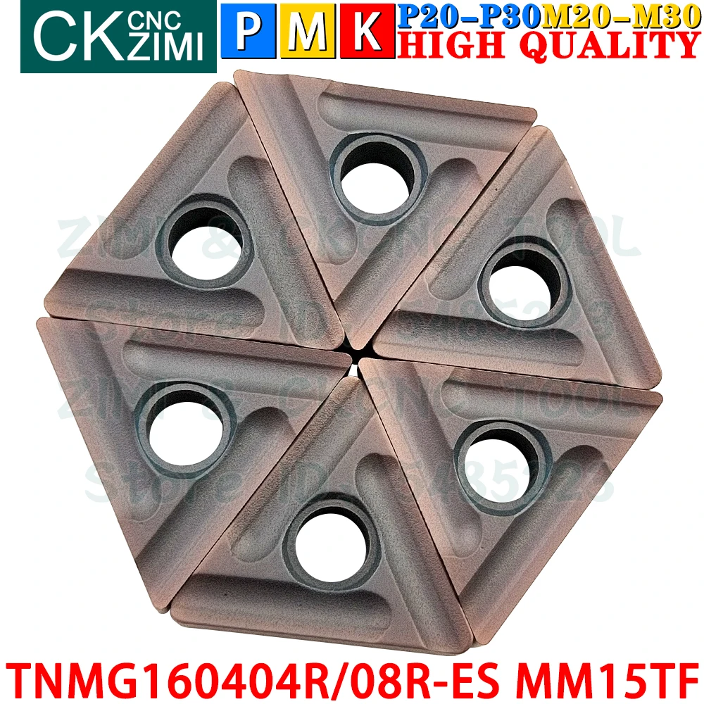 

TNMG160404R-ES MM15TF TNMG160408R-ES MM15TF Твердосплавные вставки канавка щелевая Инструменты для токарных пластин TNMG 1604 TNMG1604 TNMG 1604 R ES ЧПУ Фрезерные режущие инструменты