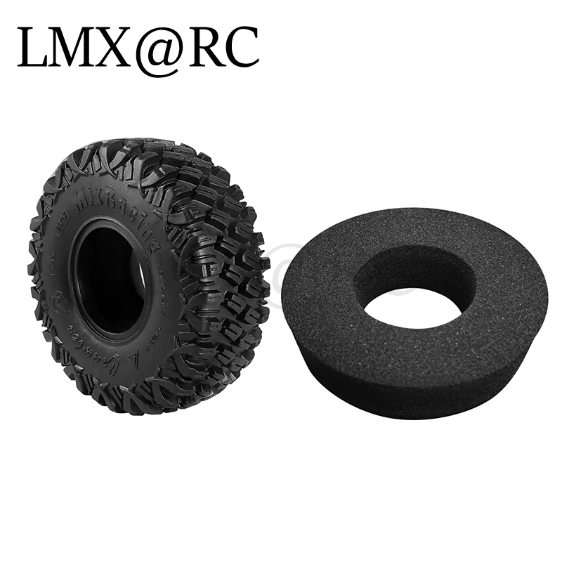 RC Part4PCS 120mm 1.9" Gumowa opona do 1/10 RC Crawler Car Axial SCX10 Pro Capra Traxxas TRX4 RC4WD D90 Redcat
