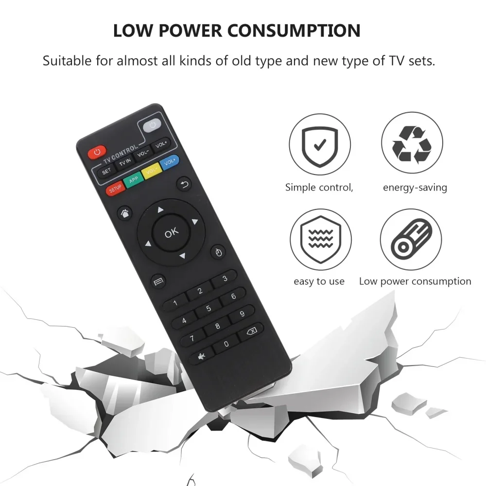 IR Remote Control For Android TV Box X96 T95M T95 h96max hk1 mx10 x96max Mini Replacement Remote Controller