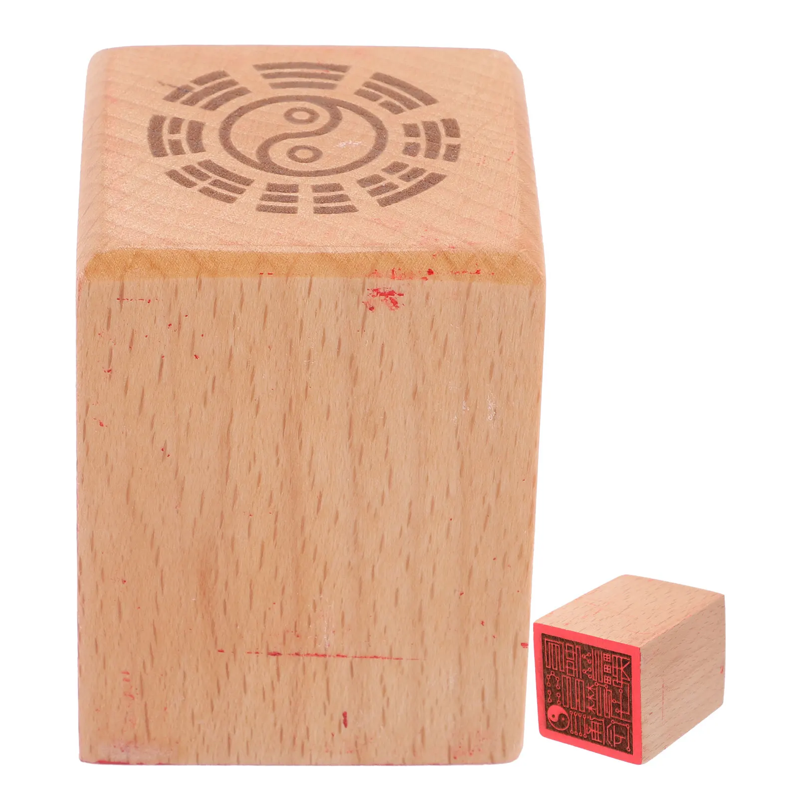 

Peach Wood Seal Wax Stamping Decorative Chinese Style Calligraphy Delicate Handmade Craft Gifts Reusable Wooden Stamp