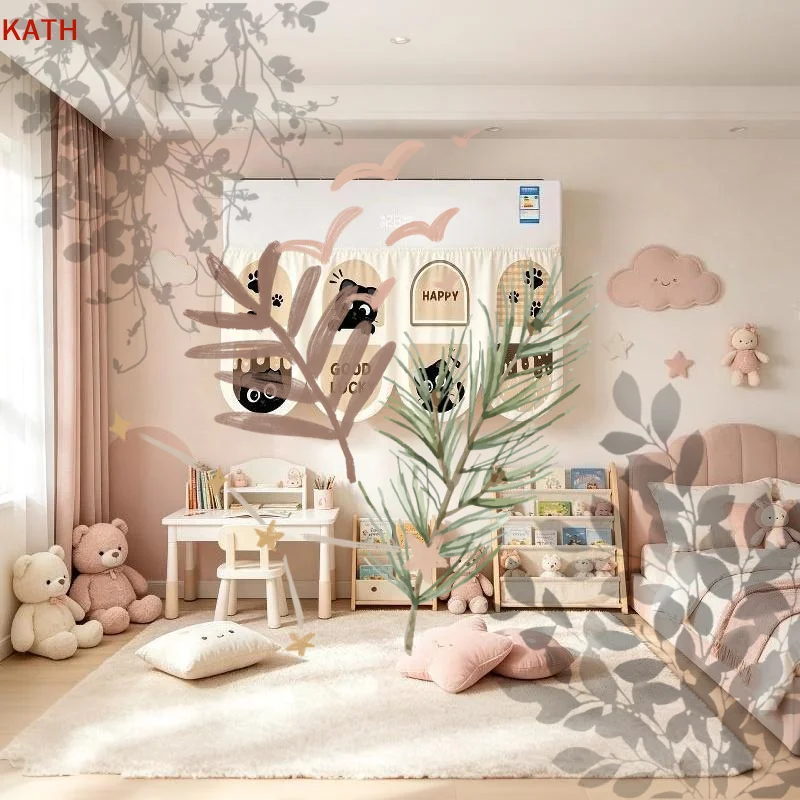Cartoon-Style Bedroom/Door Curtain (40x90 Cm) Installation No Drilling Required Home Decor
