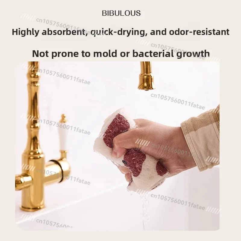 المطبخ لب الخشب القطن استنزاف وسادة خرقة، كونترتوب سبلاش العزل وسادة طبق #4