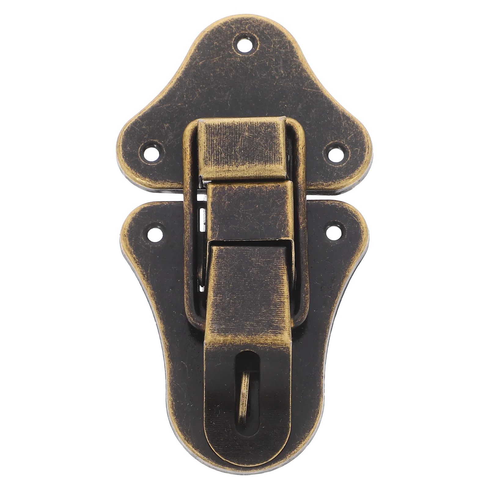 

Duckbilled Hasp Latch Iron Material Sturdy Construction Jewelry Case Tool Box Chest Cabinet Decorative Metal Toggle Locking