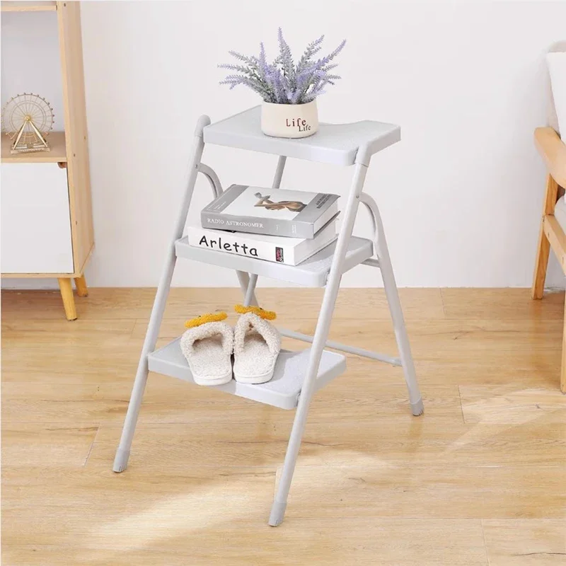 Step Step Ladder Platform Lightweight Washbasin Stairs Portable Stainless Kitchen Baby Chair Folding Sedie Simple Bamboo LT