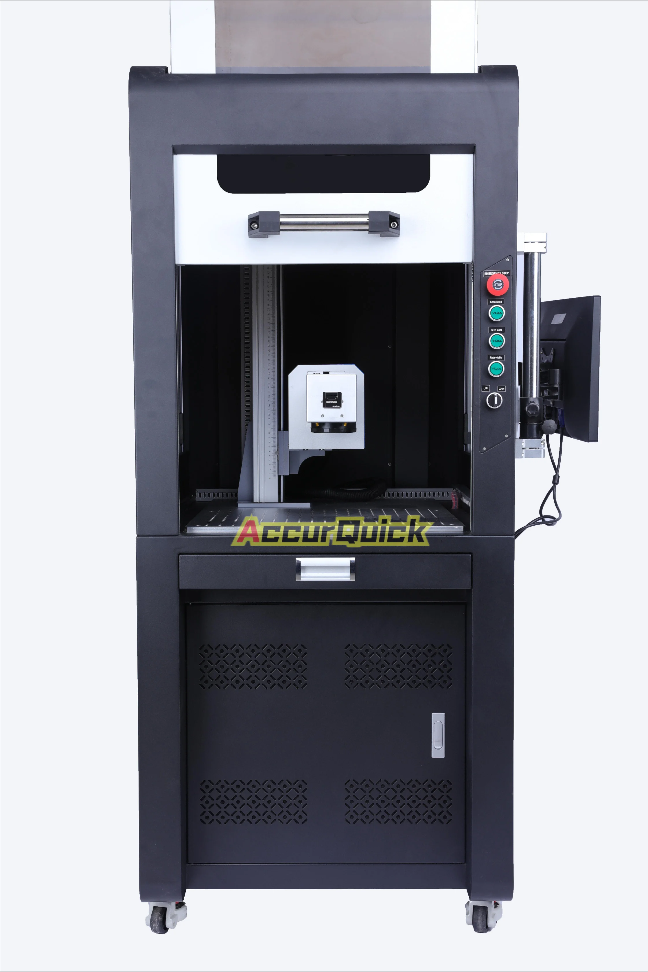 

High Power Laser Marking Machine JPT 100W Fiber Laser Metal Marker with Enclosed Cover