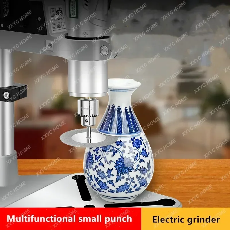 Wine Bottle Cutting Tool Electric Grinder Multi-Functional Household Ceramic Glass Flower Pot Hollow Small Punching Machine