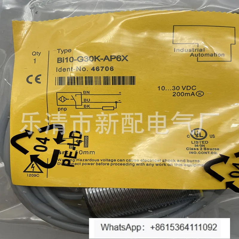 

Индукционный переключатель BI10-G30-AP6X