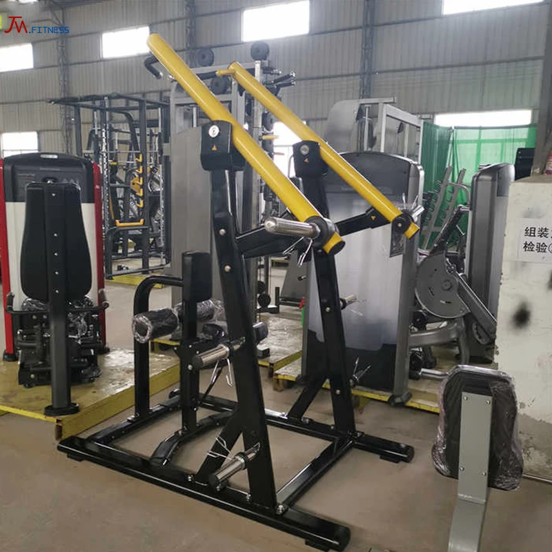 High Quality Gym Fitness Muscle Seated and Stand Shrug  Weights Training Machine Seated Shoulder Press