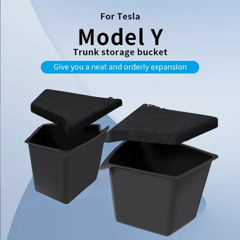 2021-2024 Tesla Model Y 트렁크 보관함, 측면 보관함, 테일 박스 내부 보관함 액세서리에 적합