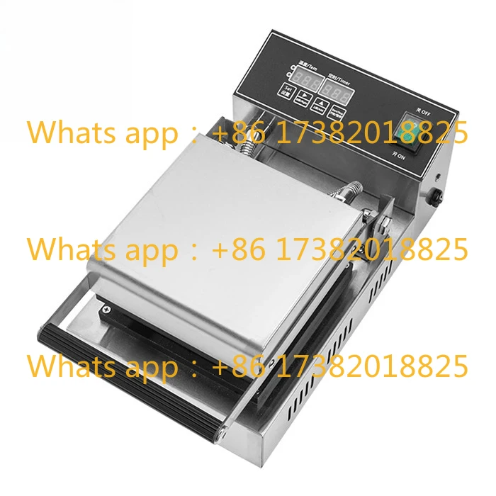 Tostadora de gofres y sándwich con espejo comercial, prensa de Gelato Panini, máquina de hamburguesas Brioche, parrilla eléctrica de 900W, máquina para hacer sándwiches Panini