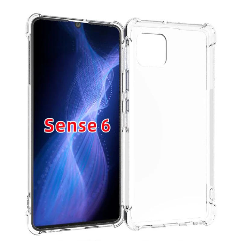 Air Cushion Shockproof Case For Sharp Aquos Sense 6 Sense6 Airbag Silicone TPU Clear Back Cover for Sharp Aquos Sense 6 Sense6