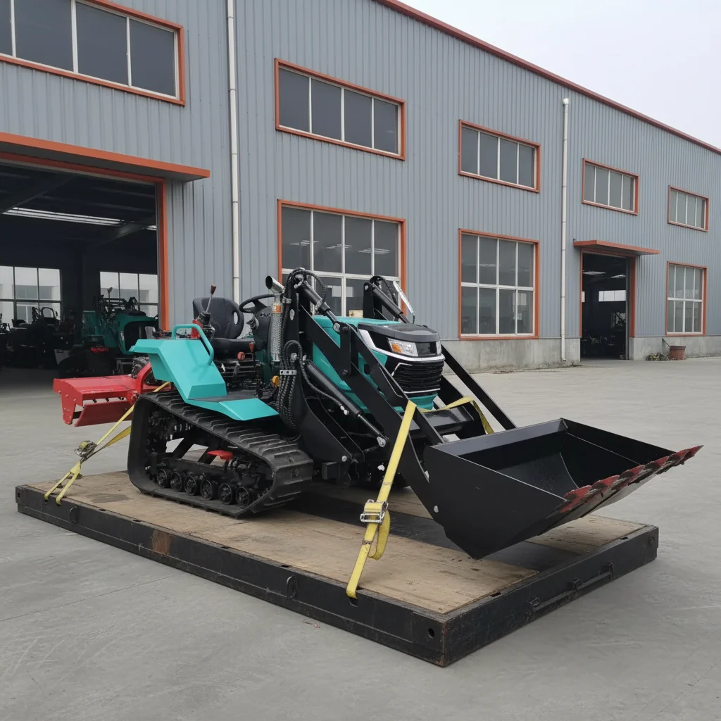 Customize 2025 New Small Crawler Tractor 50HP Diesel Farm Machine EPA CE Certified Garden Utility Tractor Direct Price