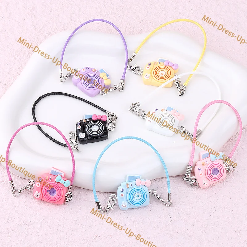 

1+1 Deal: 2nd Item 20% Price 15-17cm Labubu Camera Pendant Cute Mini Accessory for Plush Doll Kawaii Decoration Girl's Gift