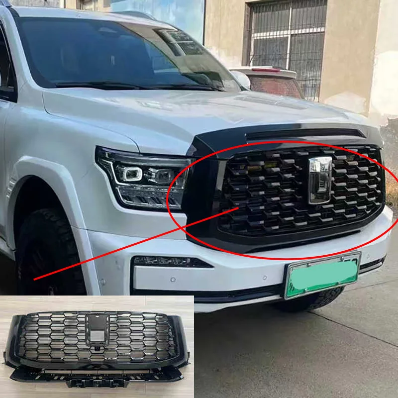 For Great Wall Tank 500 Grille Blackening Modification Parts Special Front Grille Appearance Decoration Accessories Supplies