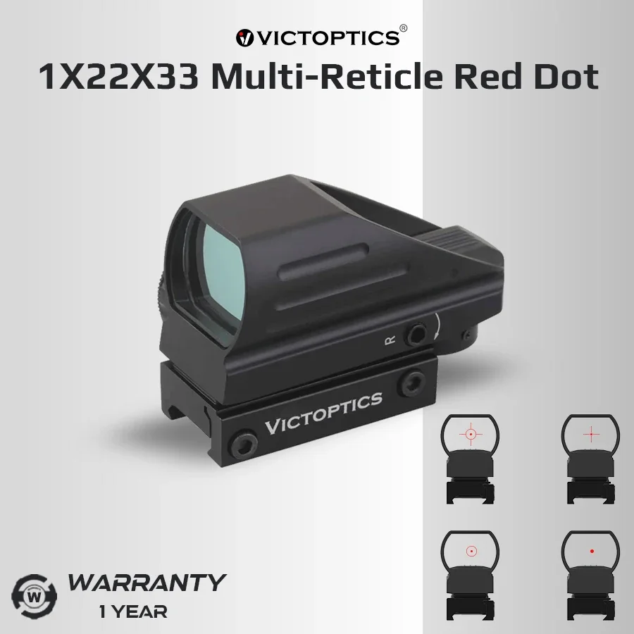 VictOptics mira colimadora punto rojo para caza tiro airsoft AR15 .223