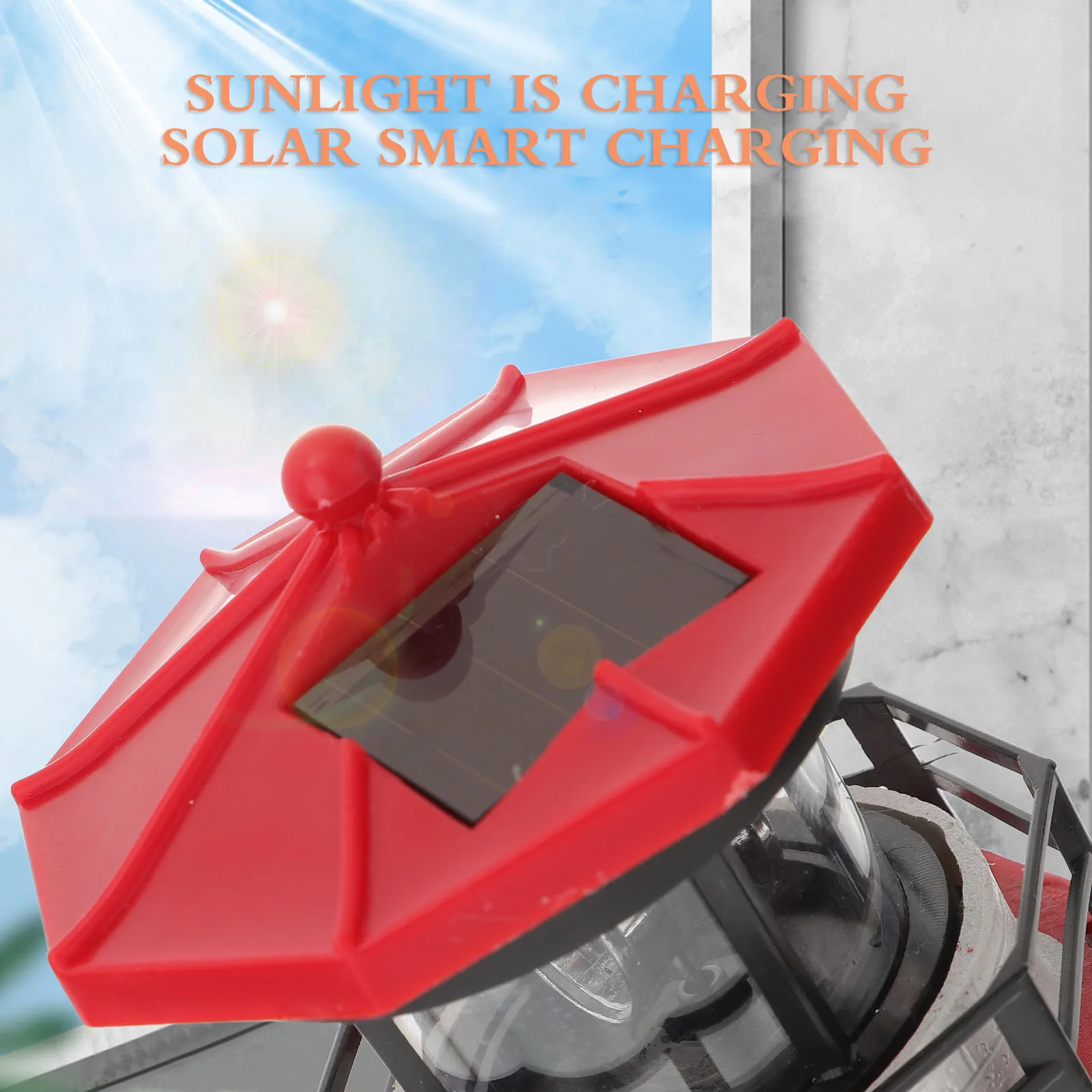 

Solar Lighthouse Outdoor Decorative Solar Garden Lights for Yard Patio Balcony Waterproof Resin Statue Light Lighthouse Decor