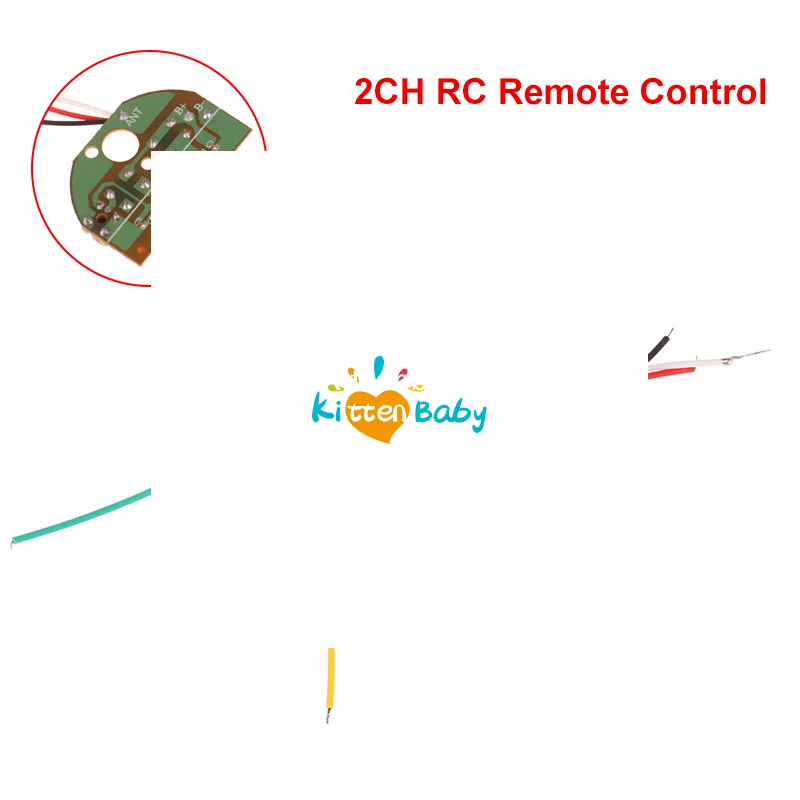 

2ch Rc Remote Control 27mhz Circuit Pcb Transmitter and Receiver Board Radio System for Car Truck Toy durable good