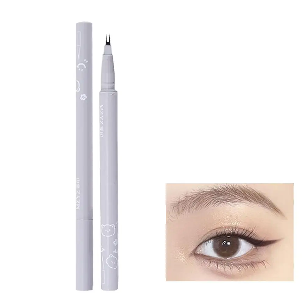 Crayon Eyeliner Liquide Waterproof pour Femme, Maquillage Lisse, vaccage 256, Naturel, Rapide, Noir, Durable, Outils, L, M2H0, 1Pc