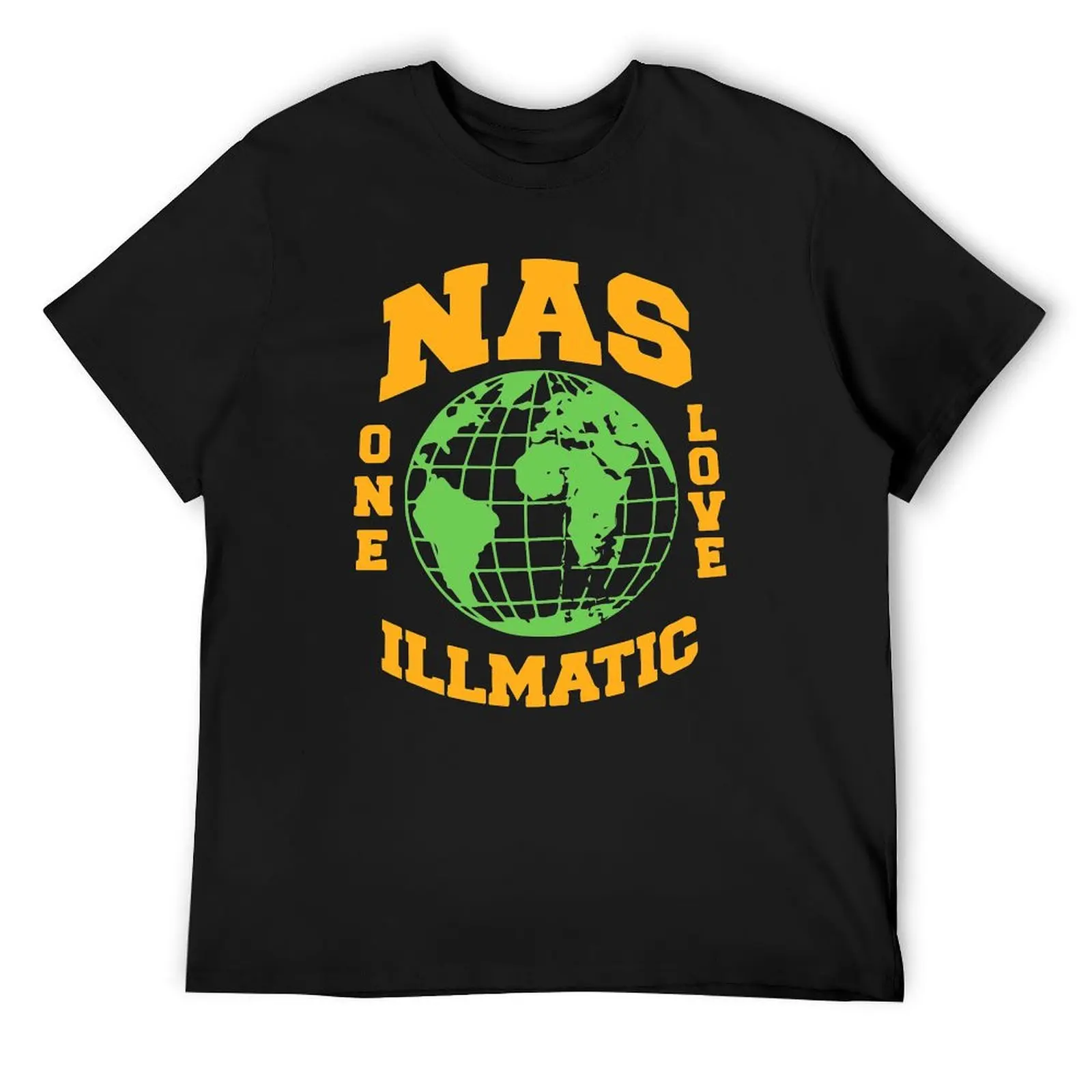 

NAS ONE LOVE ILLMATIC [HIPHOP VINTAGE DESIGN] T-Shirt cute clothes anime t shirts funny shirt cotton quick-drying mens clothing