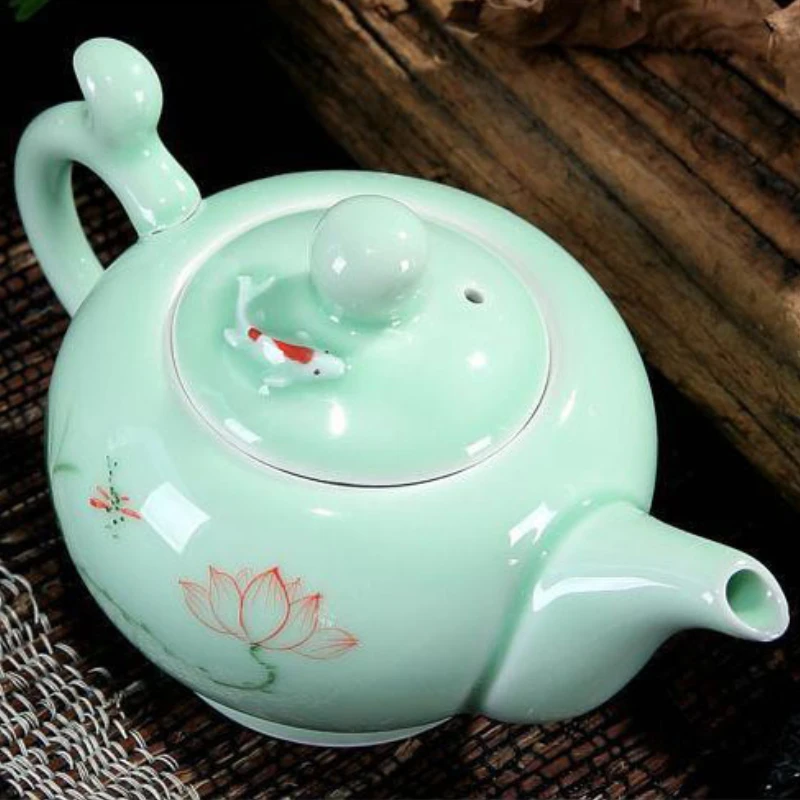 

Teapot Tea Pot Infuser Teaware Kettle Chinese Hand-painted Cha Chawan Kung Fu Service Ceramic Puer Household Items Gaiwan Taiwan