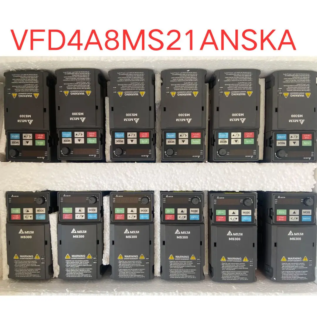 

used VFD4A8MS21ANSKA inverter 0.75KW 220V test ok Fast shipping