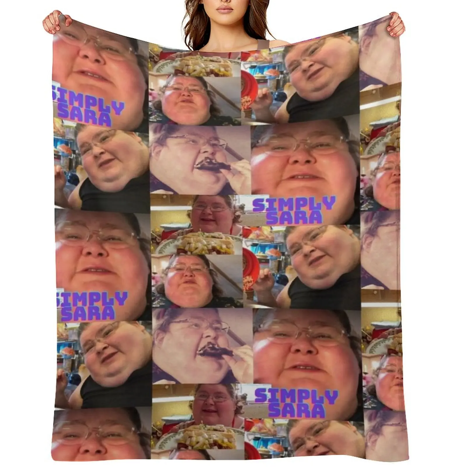 

Simply Sara Collage Throw Blanket blankets and throws Bed Fashionable Plush Baby Blankets