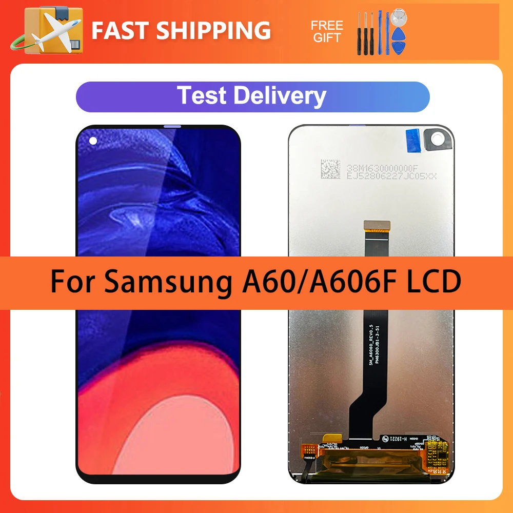 

6.3" LCD For Samsung Galaxy A60 A606 A6060 Display Touch Screen Digitizer Assembly With Frame For M40 Display