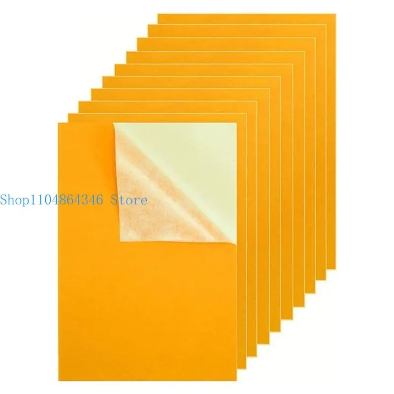 5asd 10 Pcs Adhesive Felt Sheet A 4 Size Felt Adhesive Sheet for Craft Making