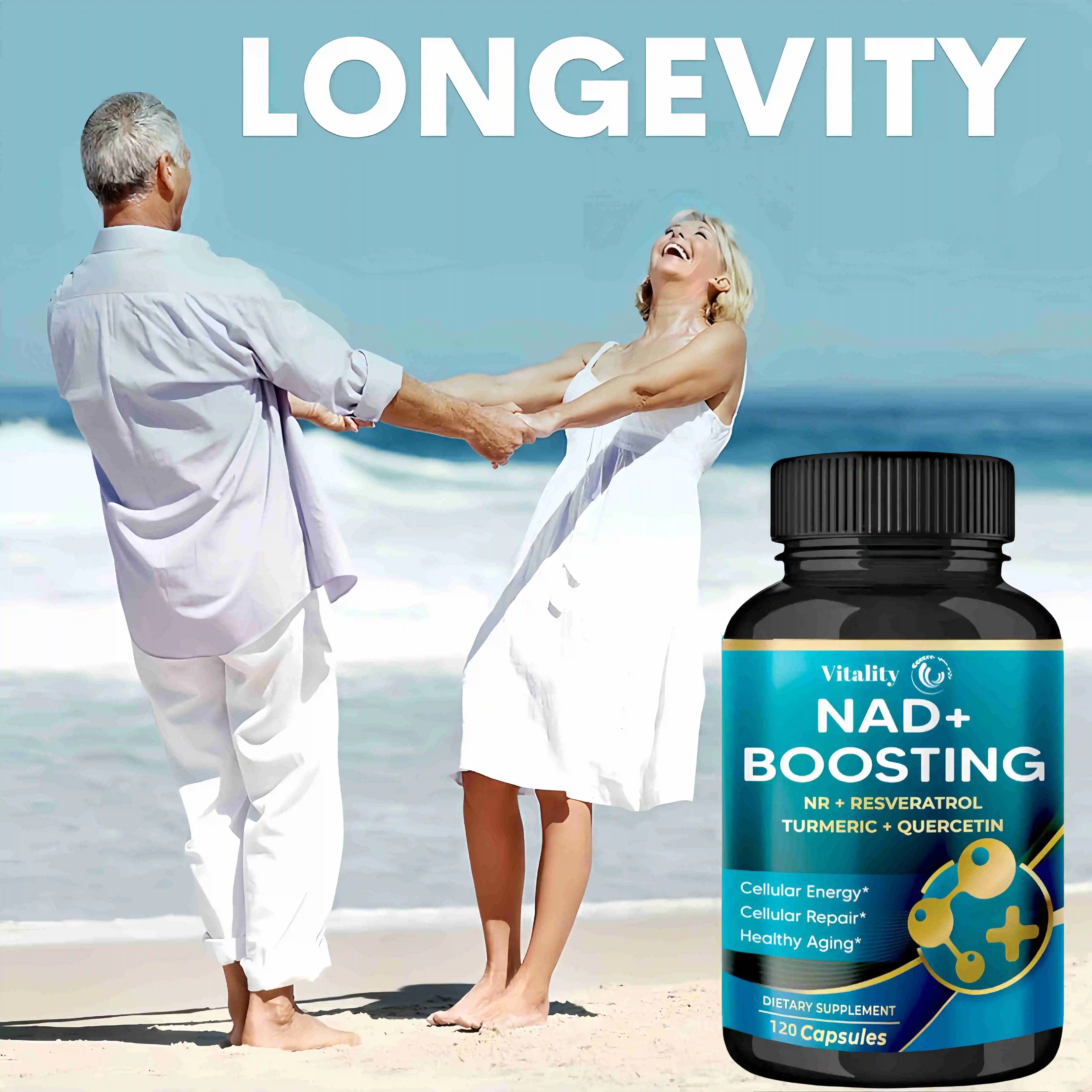 NAD+ Booster, Nicotinamide Riboside Alternative, Natural Energy, Longevity & Cellular Health