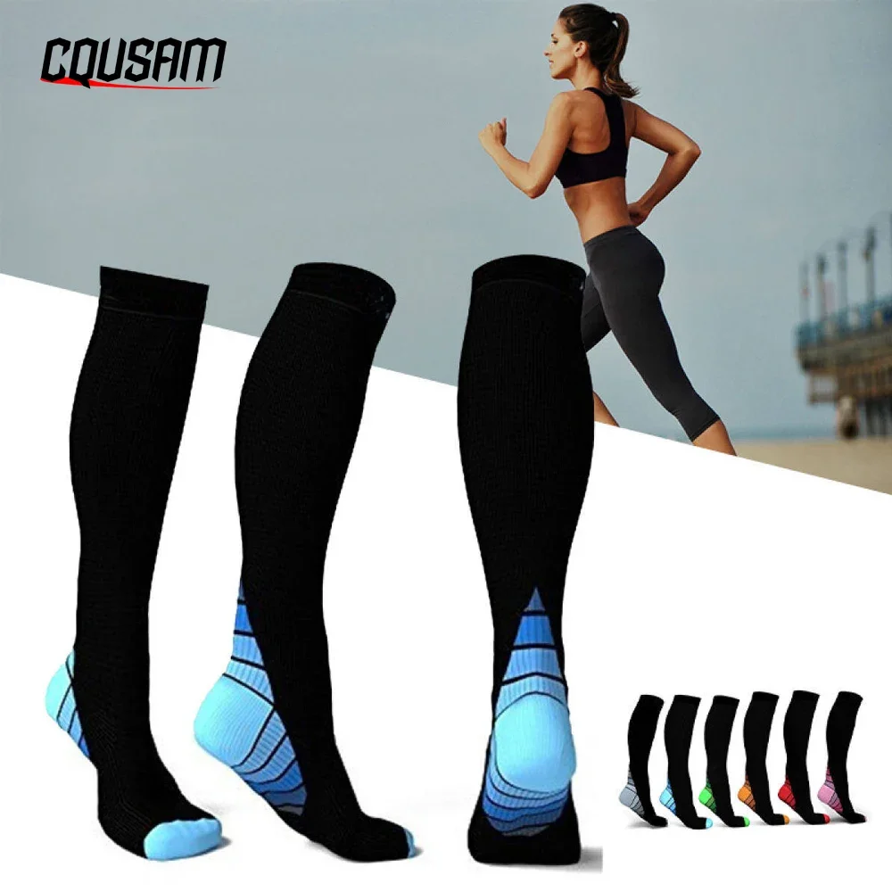 1Pair Compression Socks (20-30mmHg) for Men & Women – Best Compression Socks for All Day Wear, Better Blood Flow, Swelling