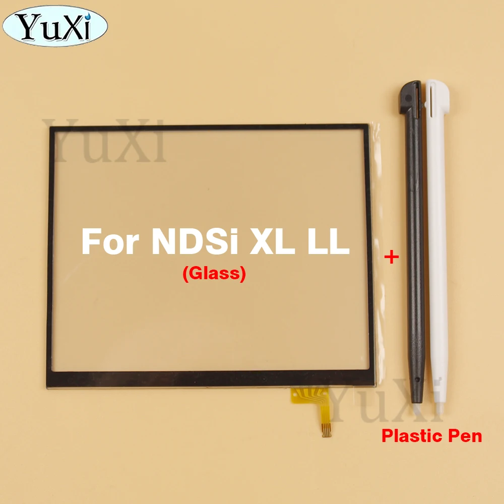 1Set Digitizer-Bildschirm für NDS Lite, untere Touchscreen-Linse mit Touchscreen-Stylus-Stift für NDSi XL LL, Ersatzteile