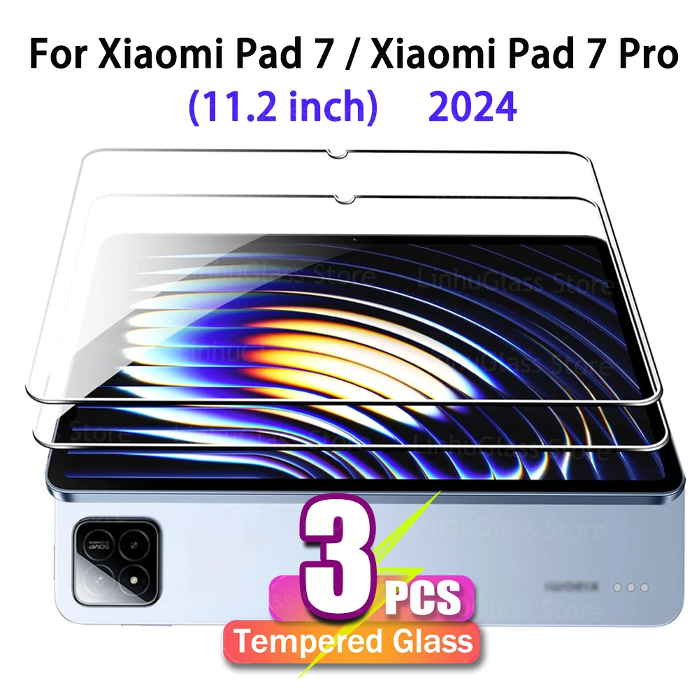

Screen Protector for Xiaomi Pad 7 / Xiaomi Pad 7 Pro 11.2 Inch HD Clear Easy Installation Scratch-Resistant Tempered Glass Film