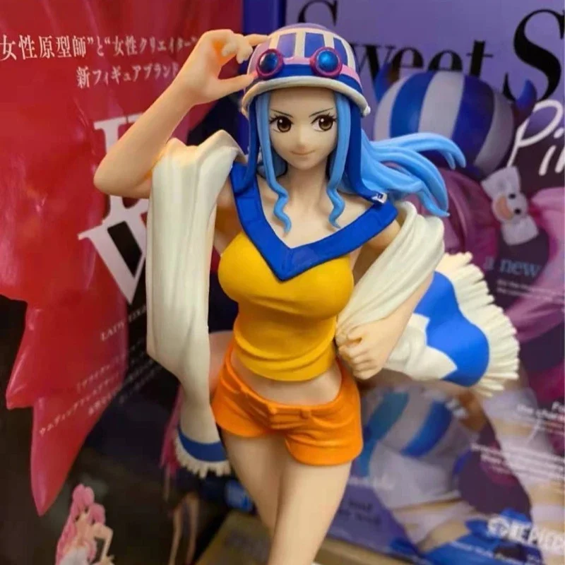 Bandai Banpresto Sweet Style Desert Princess Nefeltari Vivi  Kalu Duck Clothing Anime Figure Animation Theme One Piece Japanese