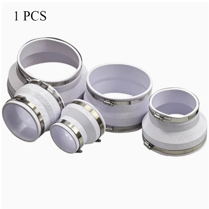 1 Uds. Accesorios de acoplamiento flexibles para ventilador de tubo, ventilador de ventilación, conectar conectores suaves de tubo de PVC