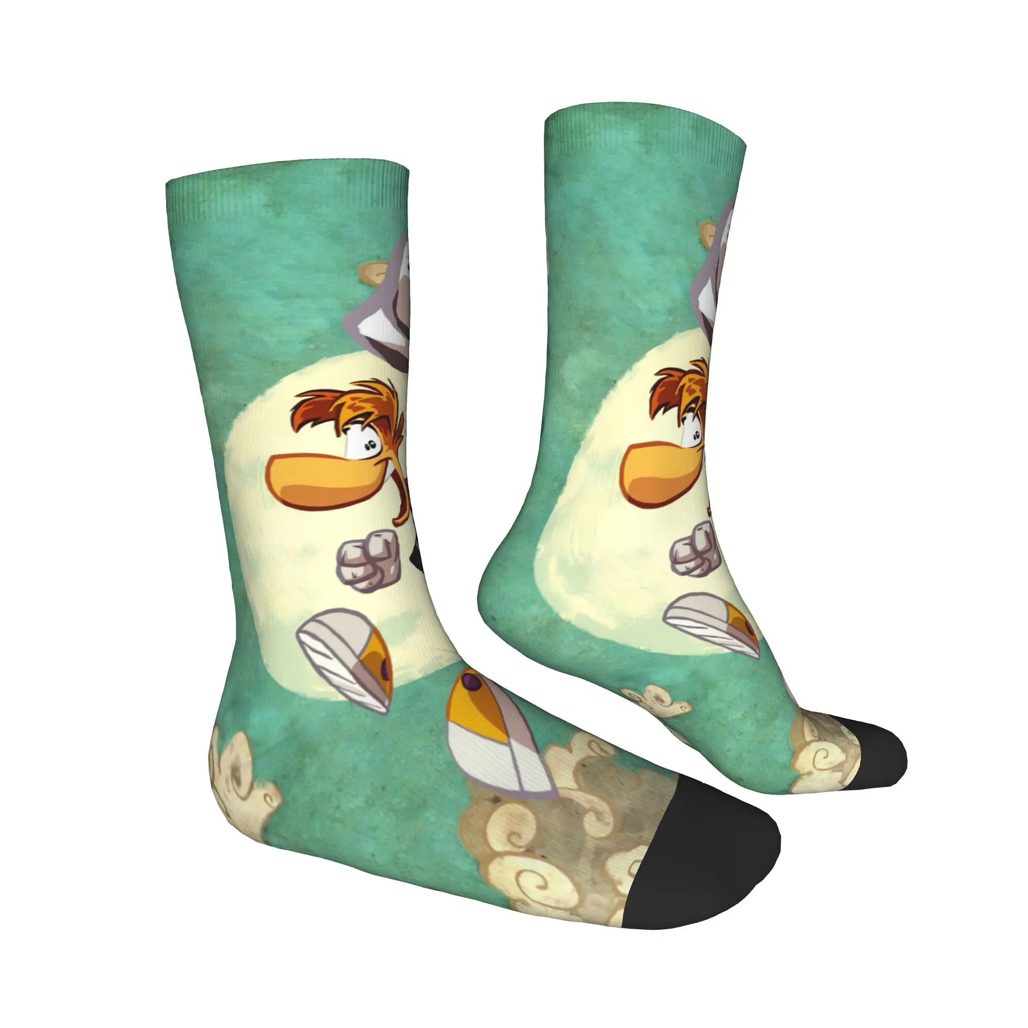 Cartoon Games Rayman Legends Stockings Women Men  Socks Soft Novelty Socks Autumn Running Sports Non Skid Design Socks Gift