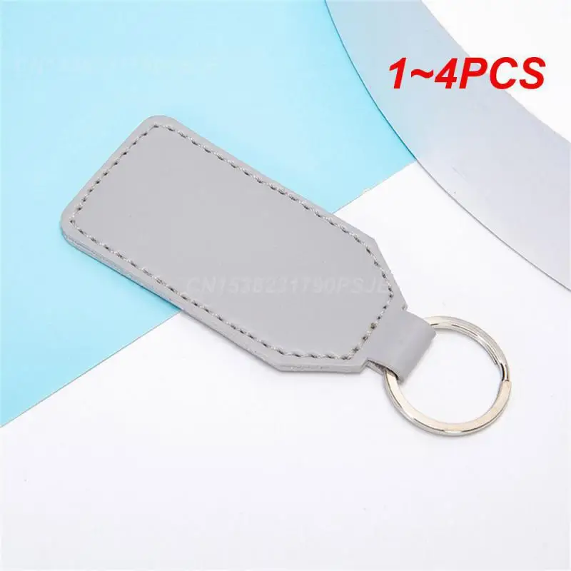 1~4PCS Keychains Hardware Nails Cannot Be Removed And Textured Fashion Keychain Keychain New Keychain Leather Keychains