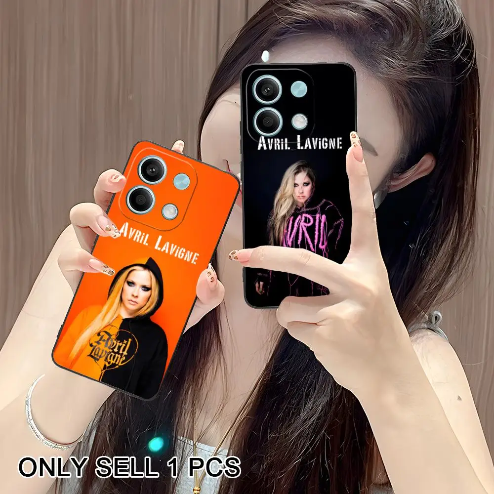 

Avril Lavigne Matte TPU Mobile Phone Case for POCO M7 M6 M5 M4 M3 X7 X6 X5 X4 X3 Pro GT 5G Colorful Printing Cover