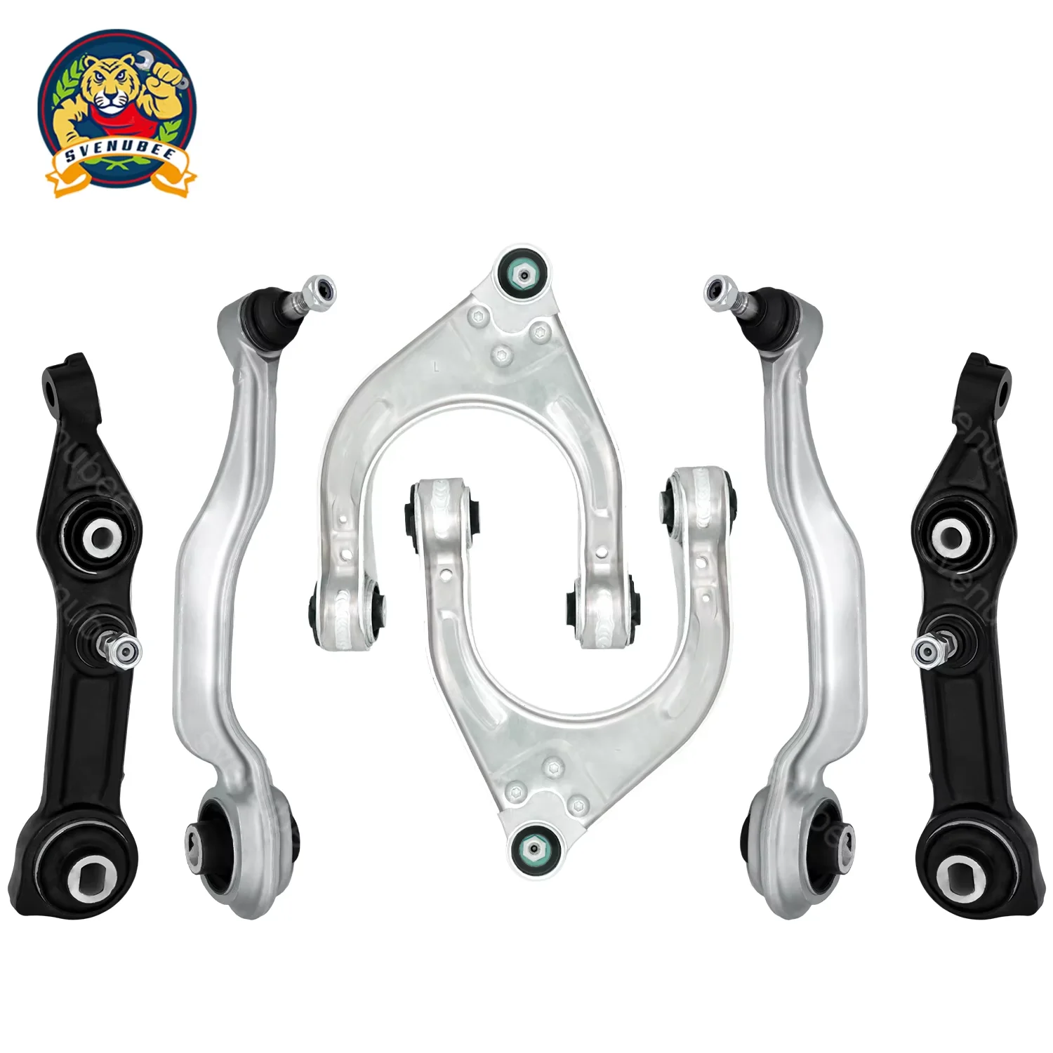 

Svenubee 6Pcs Front Upper Lower Suspension Control Arm Kits for Mercedes Benz W211 E350 E550 CLS500 2003 2004 2005 - 2008 2009