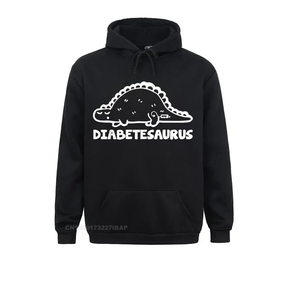 Diabetesaurus Funny Diabetes Dinosaur Hoodie Hoodies Brand Geek Long Sleeve Men Sweatshirts Europe Clothes Sweater