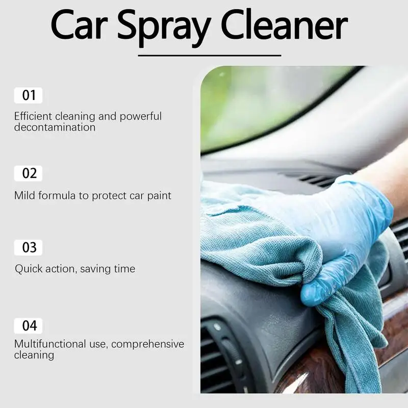 Car Care All Purpose Cleaner Glass Film Removal Cleaner Multifunctional Interior Glass Film Oil Cleaner Car Windshield Washer