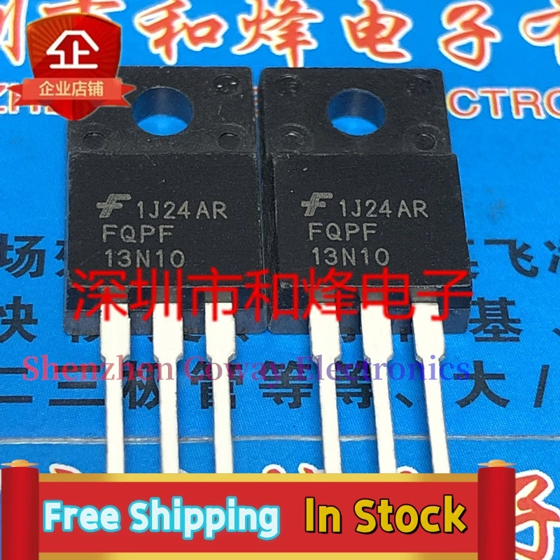 

10PCS-30PCS FQPF13N10 TO-220F 100V 8.7A In Stock Fast Shipping