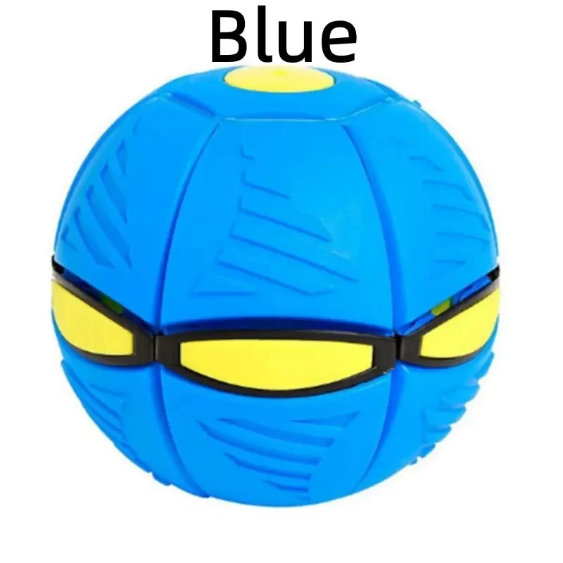 Blue Flying Saucer Ball Outdoor Parent Children Toy Foot Magic Deformation Foot Pressure Decompression Vent Ball