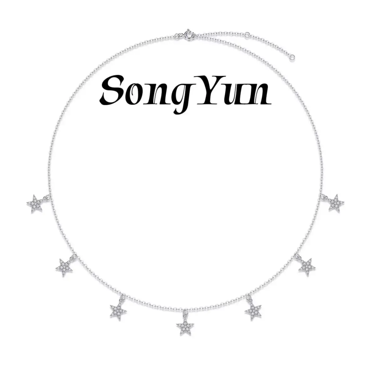 

SONGYUN Brand Jewelry 925 Sterling Silver Necklace Moissanite Diamond Choker Daytime Ladies 18K Gold Plated SYT Patent Pendant